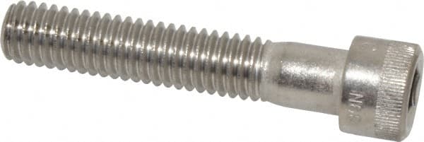 Holo-Krome - 3/8-16 UNC Hex Socket Drive, Socket Cap Screw - Grade 18-8 Stainless Steel, Passivated Finish, Partially Threaded, 2" Length Under Head - Americas Industrial Supply