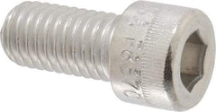 Holo-Krome - 1/2-13 UNC Hex Socket Drive, Socket Cap Screw - Grade 18-8 Stainless Steel, Passivated Finish, Fully Threaded, 1" Length Under Head - Americas Industrial Supply