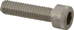 Holo-Krome - #10-32 UNF Hex Socket Drive, Socket Cap Screw - Grade 18-8 Stainless Steel, Passivated Finish, Fully Threaded, 3/4" Length Under Head - Americas Industrial Supply