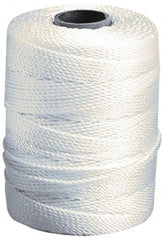 Value Collection - #12, Nylon Twisted Seine Twine - 86 Lbs. Breaking Strength, White, 1,800 Ft. per Lb. - Americas Industrial Supply