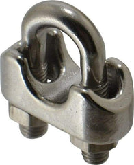 Ronstan - 1/4" Wire Rope U-Bolt Grip - 316 Stainless Steel - Americas Industrial Supply