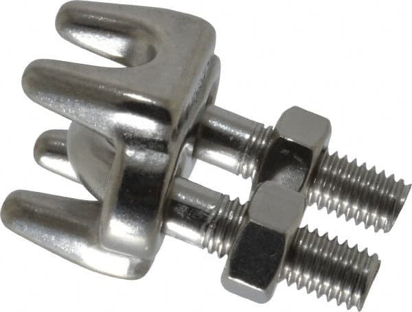 Ronstan - 5/16" Wire Rope U-Bolt Grip - 316 Stainless Steel - Americas Industrial Supply