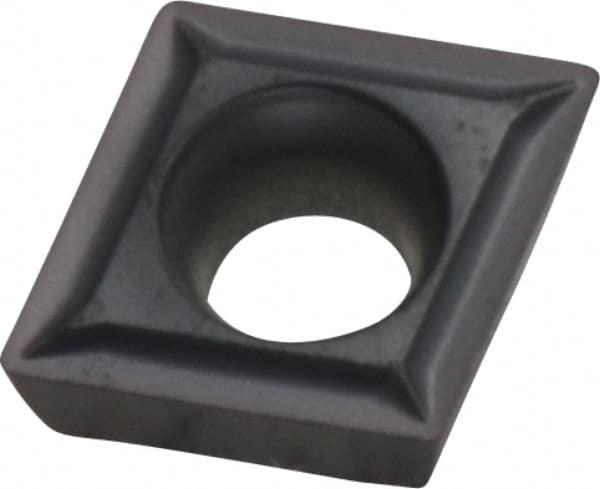 Kennametal - CPGT32.51 LF Grade KC5025 Carbide Turning Insert - TiAlN Finish, 80° Diamond, 3/8" Inscr Circle, 5/32" Thick, 1/64" Corner Radius - Americas Industrial Supply