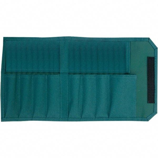 Wiha - General Purpose Holster with 8 Pockets - Canvas, Green, 12" Wide x 7-3/4" High x 7-3/4" Deep - Americas Industrial Supply