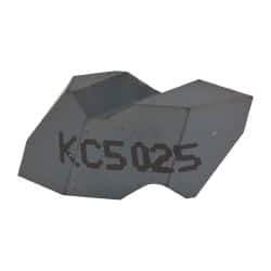 Kennametal - NT2 Grade KC5025, Internal/External Partial Profile 60° Threading Insert - 0.7 to 30mm & 8 to 36 TPI Ext Pitch, 1.25 to 3.5mm & 7 to 20 TPI Int Pitch, Left Hand Insert, TiAlN Finish, Carbide - Americas Industrial Supply