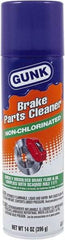 Gunk - Nonchlorinated Brake Parts Cleaner - 14 oz Aerosol Can - Americas Industrial Supply