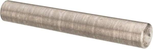 Value Collection - Size 6/0, 0.0676" Small End Diam, 0.078" Large End Diam, Passivated Stainless Steel Taper Pin - Grade 303, 18-8, 1/2" OAL, 1/2 Pin Length - Americas Industrial Supply