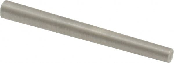 Value Collection - Size 6/0, 0.0624" Small End Diam, 0.078" Large End Diam, Passivated Stainless Steel Taper Pin - Americas Industrial Supply
