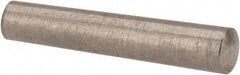 Value Collection - Size 5/0, 0.0836" Small End Diam, 0.094" Large End Diam, Passivated Stainless Steel Taper Pin - Grade 303, 18-8, 1/2" OAL, 1/2 Pin Length - Americas Industrial Supply