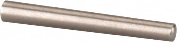 Value Collection - Size 5/0, 0.0784" Small End Diam, 0.094" Large End Diam, Passivated Stainless Steel Taper Pin - Grade 303, 18-8, 3/4" OAL, 3/4 Pin Length - Americas Industrial Supply