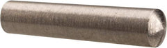 Value Collection - Size 4/0, 0.0986" Small End Diam, 0.109" Large End Diam, Passivated Stainless Steel Taper Pin - Grade 303, 18-8, 1/2" OAL, 1/2 Pin Length - Americas Industrial Supply
