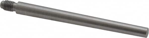 Value Collection - Size 5, 0.287" Large End Diam, Uncoated Steel 1/4-28 Threaded Taper Pin - Grade C-12L14, 3 Pin Length - Americas Industrial Supply