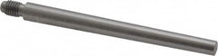 Value Collection - Size 5, 0.287" Large End Diam, Uncoated Steel 1/4-28 Threaded Taper Pin - Grade C-12L14, 3 Pin Length - Americas Industrial Supply