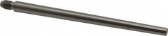 Value Collection - Size 5, 0.287" Large End Diam, Uncoated Steel 1/4-28 Threaded Taper Pin - Grade C-12L14, 4 Pin Length - Americas Industrial Supply