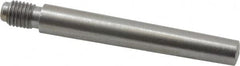 Value Collection - Size 6, 0.339" Large End Diam, Uncoated Steel 5/16-24 Threaded Taper Pin - Grade C-12L14, 2-1/4 Pin Length - Americas Industrial Supply