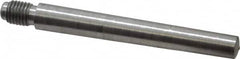 Value Collection - Size 6, 0.339" Large End Diam, Uncoated Steel 5/16-24 Threaded Taper Pin - Grade C-12L14, 2-1/2 Pin Length - Americas Industrial Supply