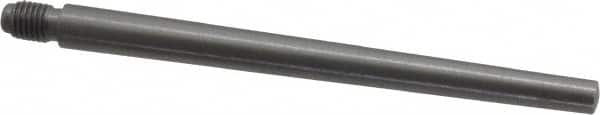 Value Collection - Size 6, 0.339" Large End Diam, Uncoated Steel 5/16-24 Threaded Taper Pin - Grade C-12L14, 4 Pin Length - Americas Industrial Supply