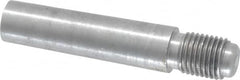 Value Collection - Size 7, 0.407" Large End Diam, Uncoated Steel 3/8-24 Threaded Taper Pin - Grade C-12L14, 1-1/2 Pin Length - Americas Industrial Supply
