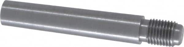 Value Collection - Size 7, 0.407" Large End Diam, Uncoated Steel 3/8-24 Threaded Taper Pin - Grade C-12L14, 2 Pin Length - Americas Industrial Supply