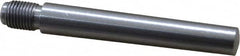 Value Collection - Size 7, 0.407" Large End Diam, Uncoated Steel 3/8-24 Threaded Taper Pin - Grade C-12L14, 2-1/2 Pin Length - Americas Industrial Supply