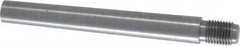 Value Collection - Size 7, 0.407" Large End Diam, Uncoated Steel 3/8-24 Threaded Taper Pin - Grade C-12L14, 3 Pin Length - Americas Industrial Supply