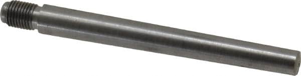 Value Collection - Size 7, 0.407" Large End Diam, Uncoated Steel 3/8-24 Threaded Taper Pin - Grade C-12L14, 3-1/2 Pin Length - Americas Industrial Supply