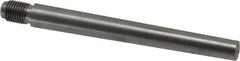 Value Collection - Size 7, 0.407" Large End Diam, Uncoated Steel 3/8-24 Threaded Taper Pin - Grade C-12L14, 3-1/2 Pin Length - Americas Industrial Supply