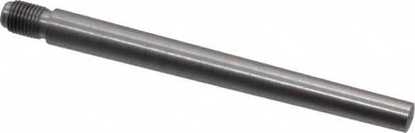 Value Collection - Size 7, 0.407" Large End Diam, Uncoated Steel 3/8-24 Threaded Taper Pin - Grade C-12L14, 4 Pin Length - Americas Industrial Supply