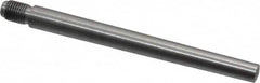 Value Collection - Size 7, 0.407" Large End Diam, Uncoated Steel 3/8-24 Threaded Taper Pin - Grade C-12L14, 4 Pin Length - Americas Industrial Supply