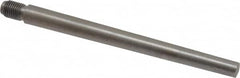 Value Collection - Size 7, 0.407" Large End Diam, Uncoated Steel 3/8-24 Threaded Taper Pin - Grade C-12L14, 4-1/2 Pin Length - Americas Industrial Supply