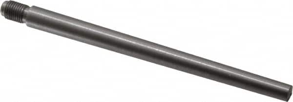 Value Collection - Size 7, 0.407" Large End Diam, Uncoated Steel 3/8-24 Threaded Taper Pin - Grade C-12L14, 5 Pin Length - Americas Industrial Supply