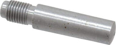 Value Collection - Size 8, 0.49" Large End Diam, Uncoated Steel 7/16-20 Threaded Taper Pin - Grade C-12L14, 1-1/2 Pin Length - Americas Industrial Supply