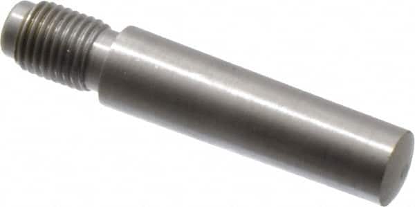 Value Collection - Size 8, 0.49" Large End Diam, Uncoated Steel 7/16-20 Threaded Taper Pin - Grade C-12L14, 1-3/4 Pin Length - Americas Industrial Supply