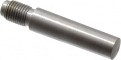 Value Collection - Size 8, 0.49" Large End Diam, Uncoated Steel 7/16-20 Threaded Taper Pin - Grade C-12L14, 1-3/4 Pin Length - Americas Industrial Supply