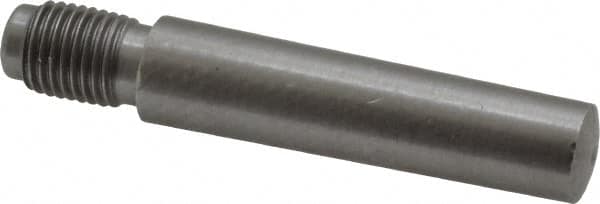 Value Collection - Size 8, 0.49" Large End Diam, Uncoated Steel 7/16-20 Threaded Taper Pin - Grade C-12L14, 2 Pin Length - Americas Industrial Supply