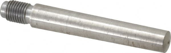 Value Collection - Size 8, 0.49" Large End Diam, Uncoated Steel 7/16-20 Threaded Taper Pin - Grade C-12L14, 2-3/4 Pin Length - Americas Industrial Supply