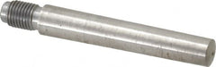 Value Collection - Size 8, 0.49" Large End Diam, Uncoated Steel 7/16-20 Threaded Taper Pin - Grade C-12L14, 2-3/4 Pin Length - Americas Industrial Supply