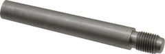 Value Collection - Size 8, 0.49" Large End Diam, Uncoated Steel 7/16-20 Threaded Taper Pin - Grade C-12L14, 3 Pin Length - Americas Industrial Supply