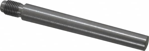 Value Collection - Size 8, 0.49" Large End Diam, Uncoated Steel 7/16-20 Threaded Taper Pin - Grade C-12L14, 3-1/2 Pin Length - Americas Industrial Supply