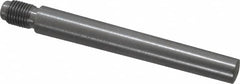 Value Collection - Size 8, 0.49" Large End Diam, Uncoated Steel 7/16-20 Threaded Taper Pin - Grade C-12L14, 3-1/2 Pin Length - Americas Industrial Supply