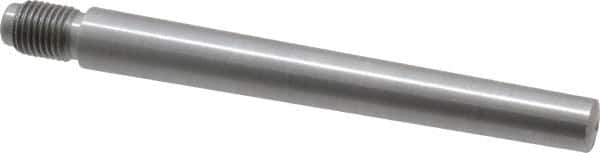 Value Collection - Size 8, 0.49" Large End Diam, Uncoated Steel 7/16-20 Threaded Taper Pin - Grade C-12L14, 4 Pin Length - Americas Industrial Supply