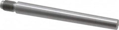 Value Collection - Size 8, 0.49" Large End Diam, Uncoated Steel 7/16-20 Threaded Taper Pin - Grade C-12L14, 4 Pin Length - Americas Industrial Supply