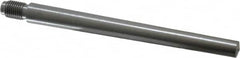 Value Collection - Size 8, 0.49" Large End Diam, Uncoated Steel 7/16-20 Threaded Taper Pin - Grade C-12L14, 5 Pin Length - Americas Industrial Supply
