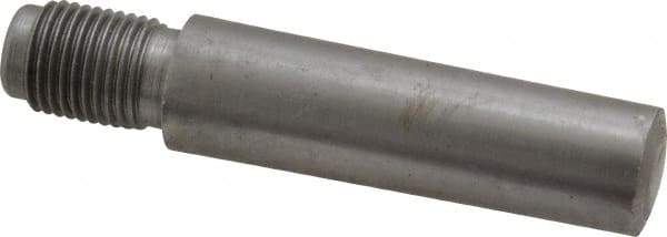 Value Collection - Size 9, 0.589" Large End Diam, Uncoated Steel 1/2-20 Threaded Taper Pin - Grade C-12L14, 2 Pin Length - Americas Industrial Supply