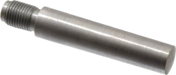 Value Collection - Size 9, 0.589" Large End Diam, Uncoated Steel 1/2-20 Threaded Taper Pin - Grade C-12L14, 2-1/2 Pin Length - Americas Industrial Supply