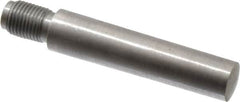 Value Collection - Size 9, 0.589" Large End Diam, Uncoated Steel 1/2-20 Threaded Taper Pin - Grade C-12L14, 2-1/2 Pin Length - Americas Industrial Supply