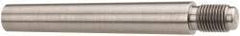 Value Collection - Size 9, 0.589" Large End Diam, Uncoated Steel 1/2-20 Threaded Taper Pin - Grade C-12L14, 3-1/2 Pin Length - Americas Industrial Supply