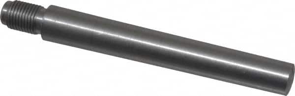 Value Collection - Size 9, 0.589" Large End Diam, Uncoated Steel 1/2-20 Threaded Taper Pin - Grade C-12L14, 4 Pin Length - Americas Industrial Supply
