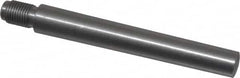 Value Collection - Size 9, 0.589" Large End Diam, Uncoated Steel 1/2-20 Threaded Taper Pin - Grade C-12L14, 4 Pin Length - Americas Industrial Supply