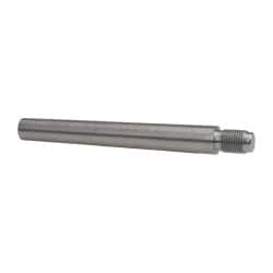 Value Collection - Size 9, 0.589" Large End Diam, Uncoated Steel 1/2-20 Threaded Taper Pin - Grade C-12L14, 4-1/2 Pin Length - Americas Industrial Supply